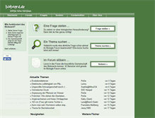 Tablet Screenshot of bioboard.de